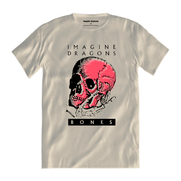 Camiseta-Imagine-Dragons-NATURAL-BONES---Bege--Frente--Webp